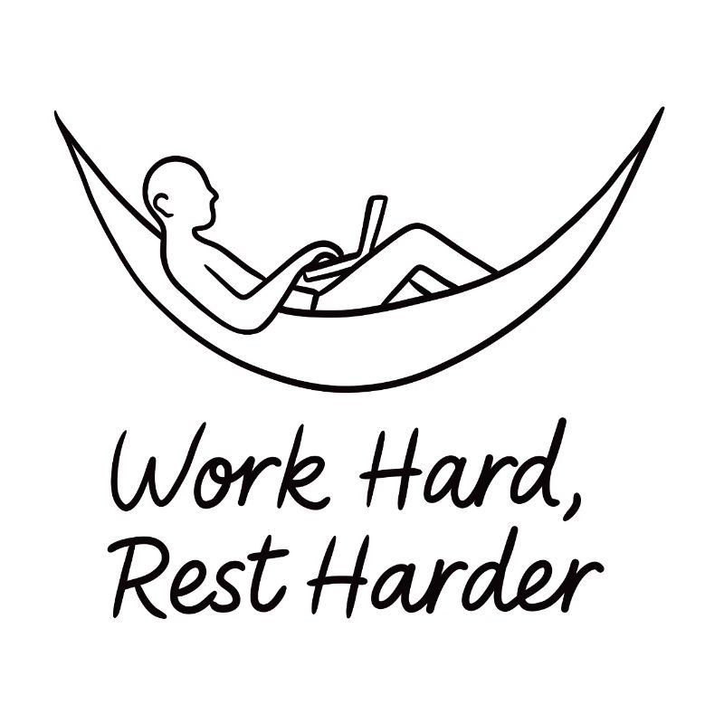 Work Hard Rest Harder Hammock