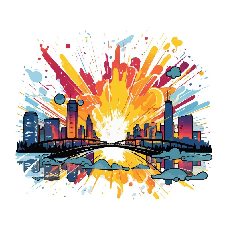 Feux d’artifice urbains Skyline Spritz