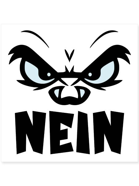 ABSAGE HALTUNG NEIN