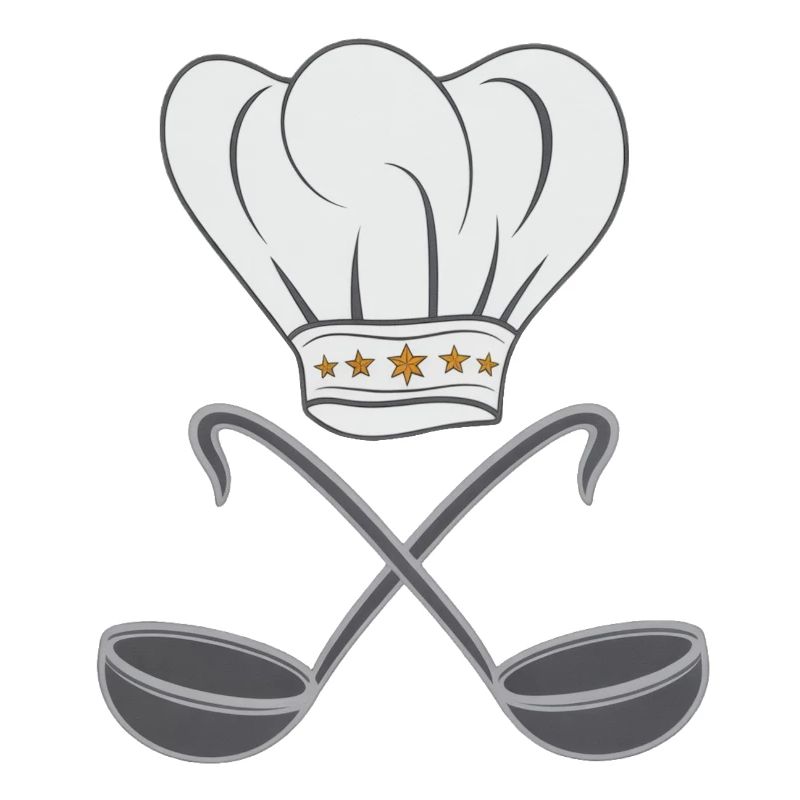 Chef's hat, spoon
