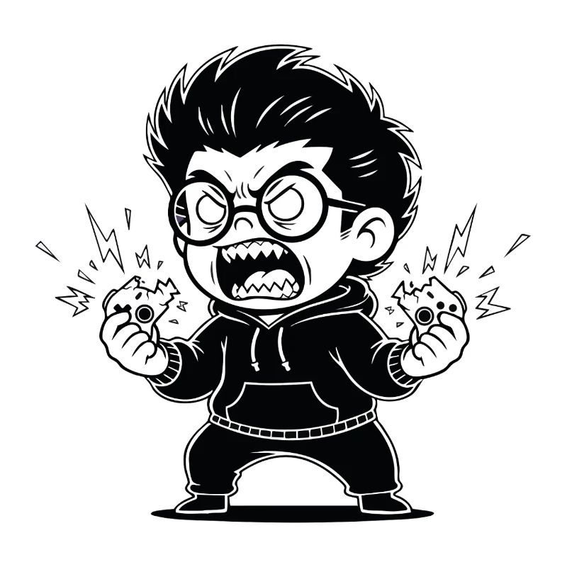 Gamer Anger Controller Broken Rage