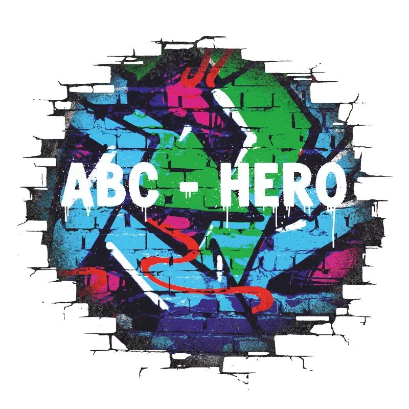ABC HERO Graffiti Wall Design