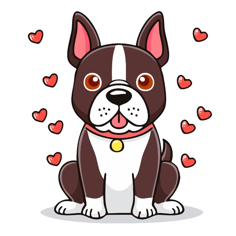 Boston-Terrier(Comic)