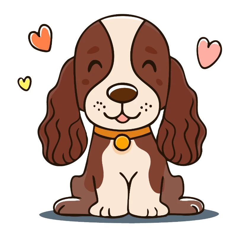 Chiot aux oreilles duveteuses (comic chibi)