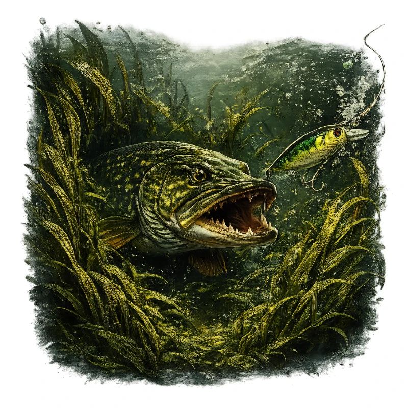 Conception de la pêche aux prédateurs en embuscade de brochets