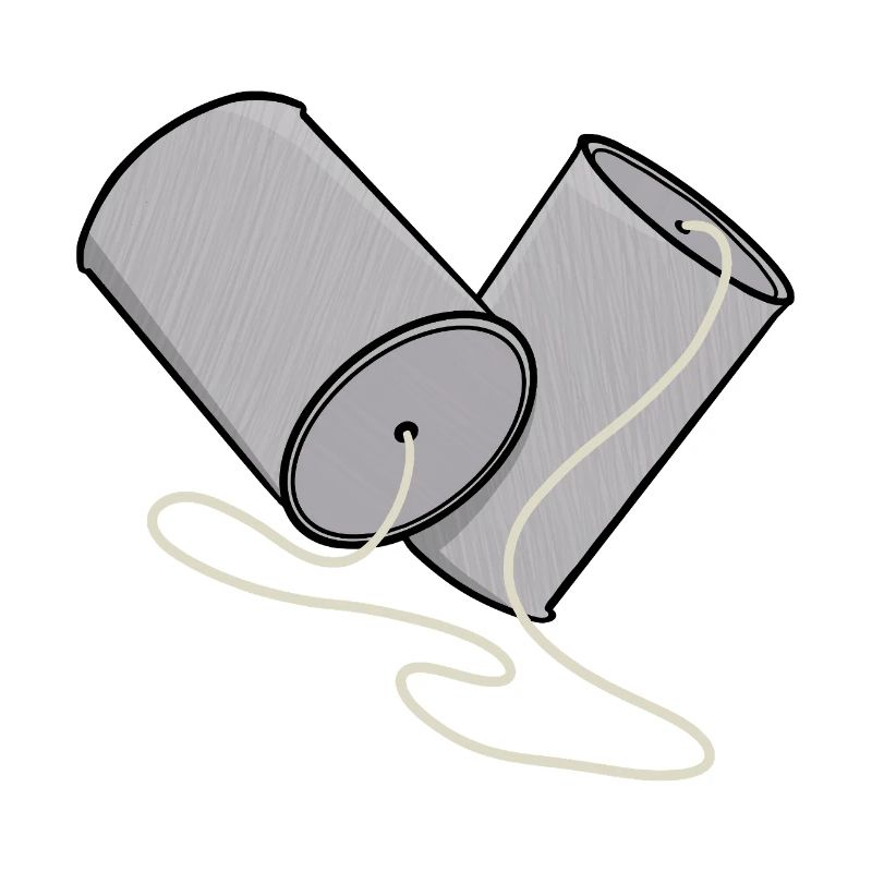 Nostalgie du téléphone en conserve