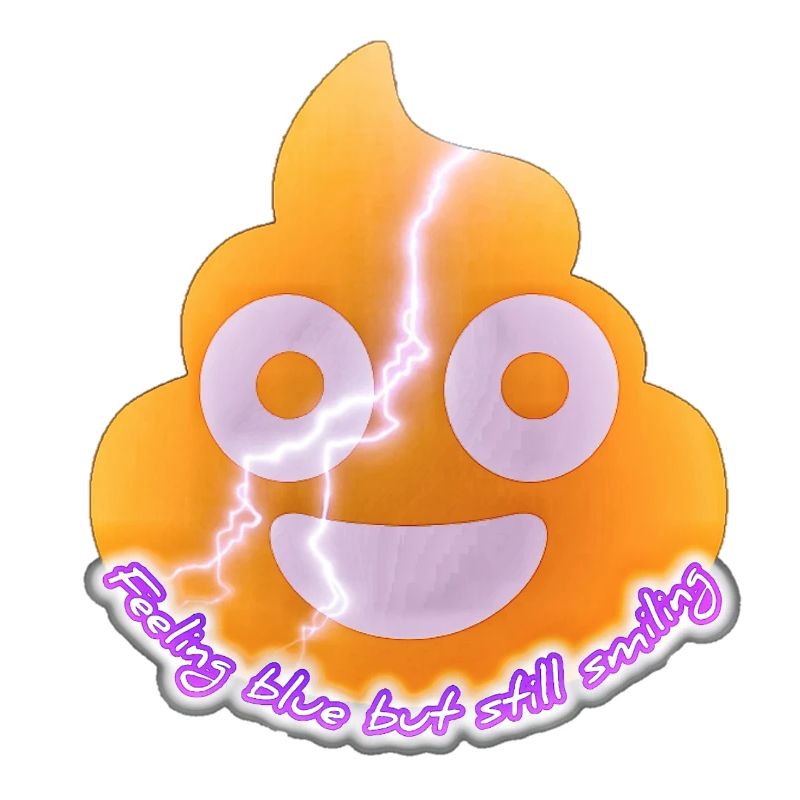Creative Poop Vector Illustration.