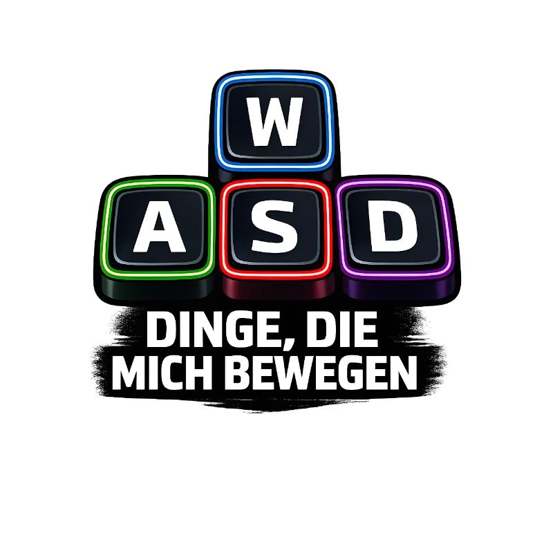 WASD Neon Dinge die mich bewegen PC