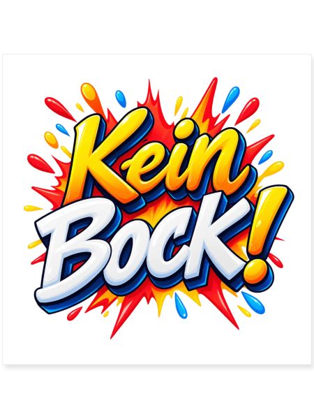 Kein Bock Comic Explosion