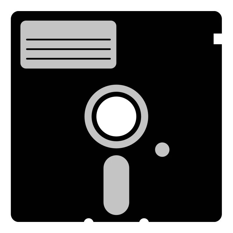 retro floppy disk