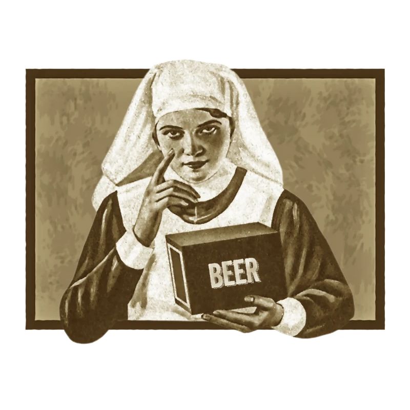 Vintage Bier Werbung