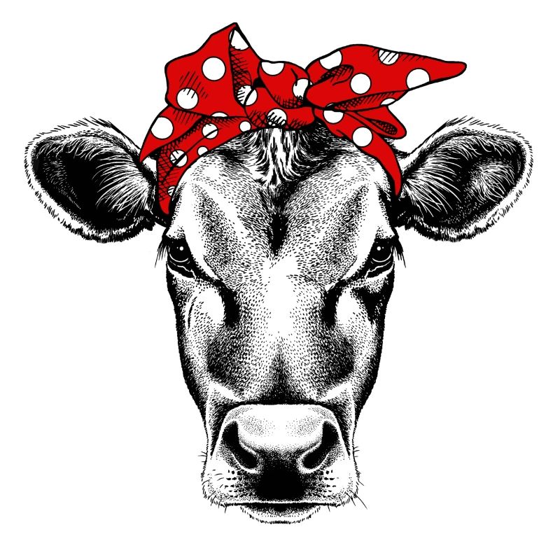 Bandana vache vache
