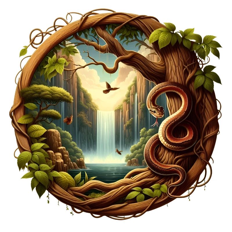 File d’attente devant la cascade 1