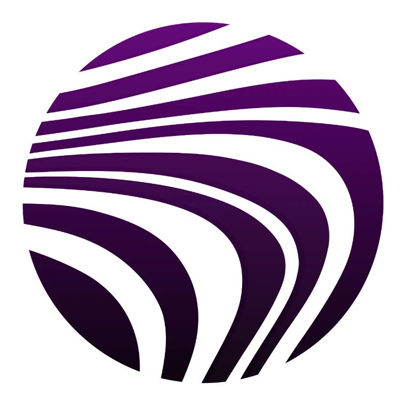 Psychedelic Pattern Violet Gradient