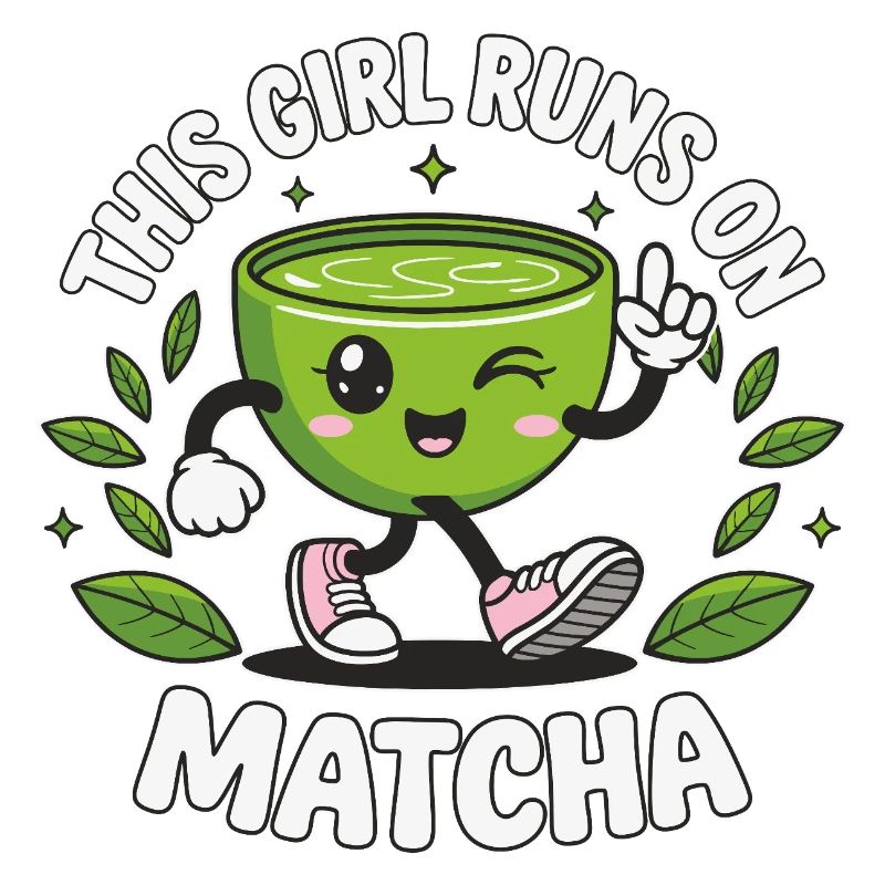 Funny matcha design for matcha lovers