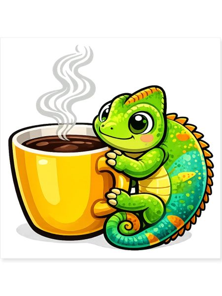 Kaffee Drache Kuscheln