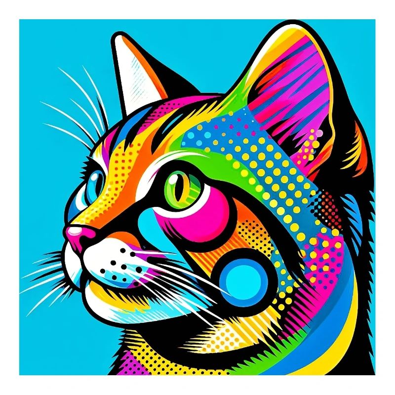 Katze Pop Art