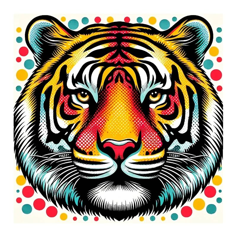 Tiger Pop Art