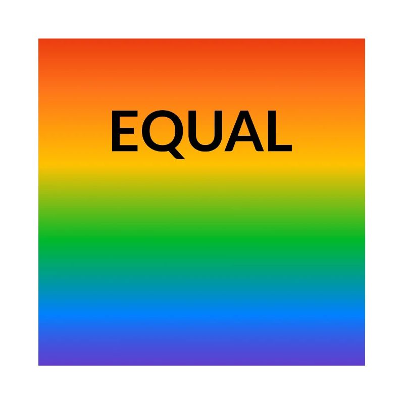 Rainbow Equal LGBT Pride Monat