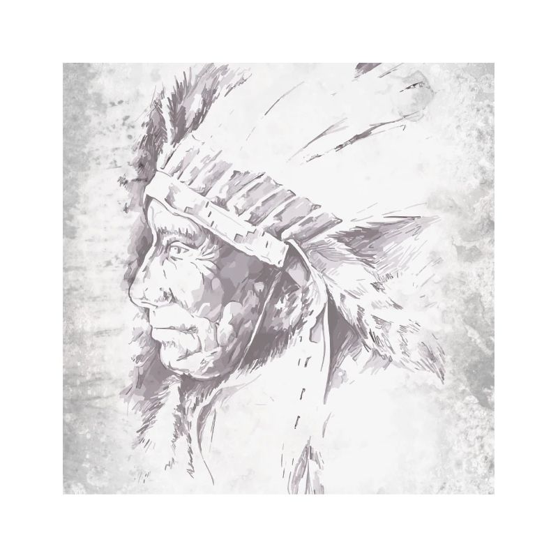 Native Grey Feather Chief