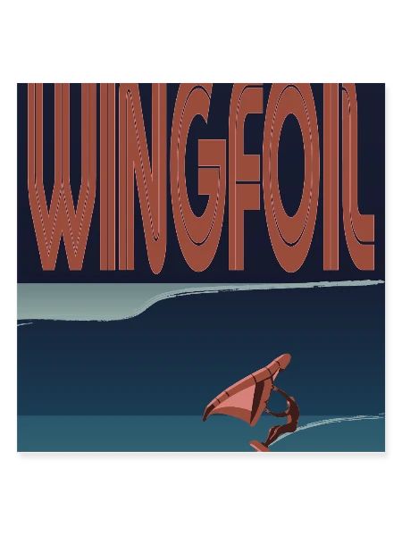 Wingfoiler Welle