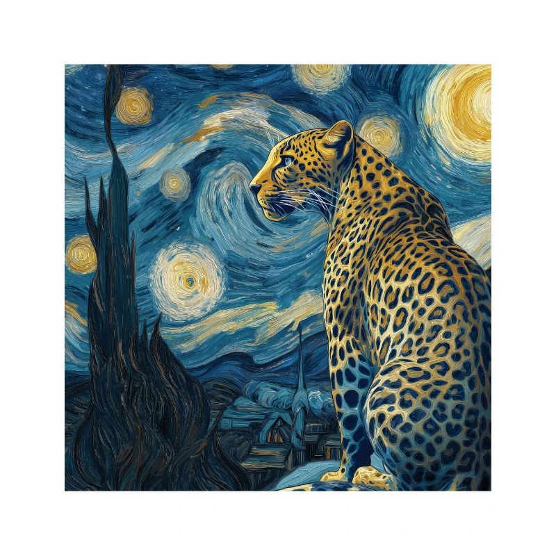 Leopard Van Gogh