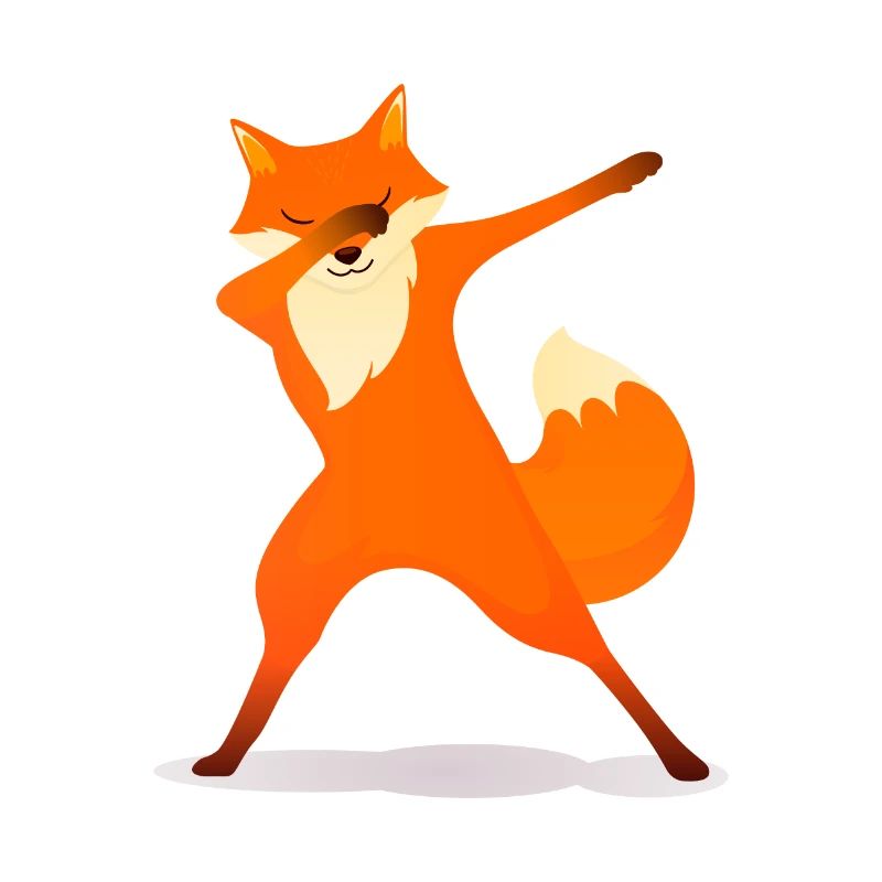 Fuchs Dab Dabbing Schlaufuchs Einschulung