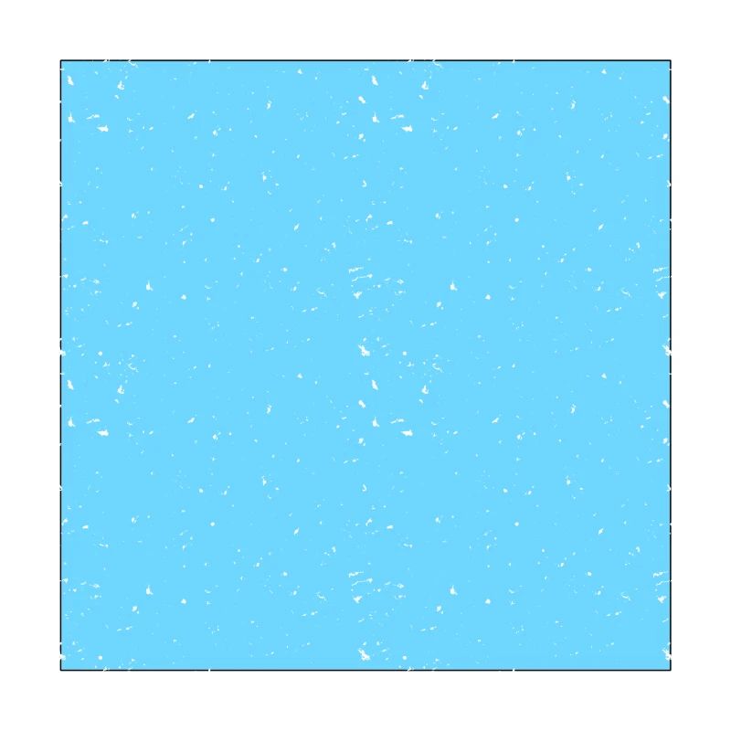 Square light blue
