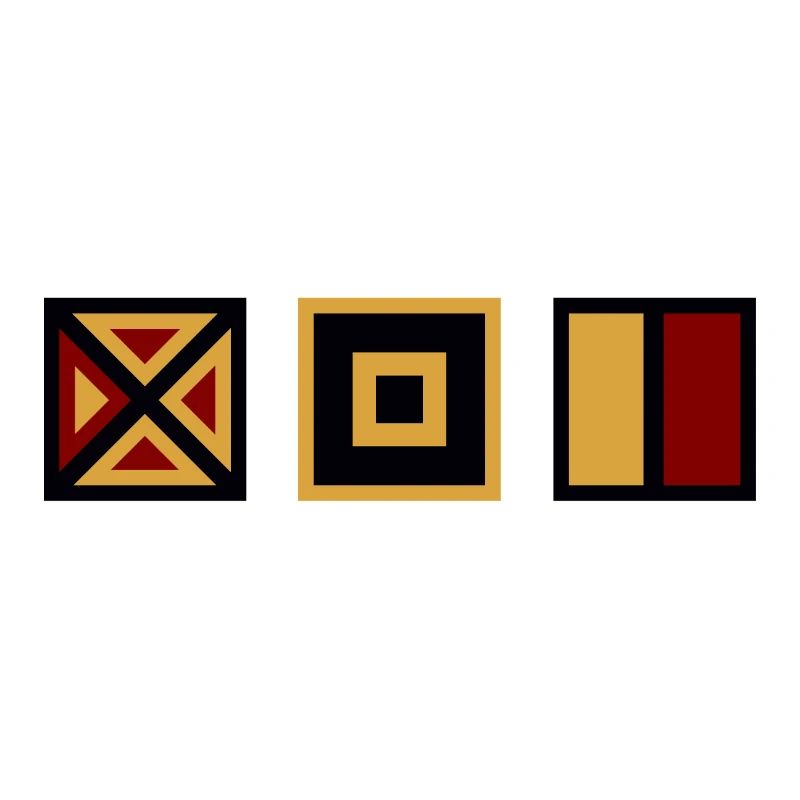 Abstract, geometric pattern