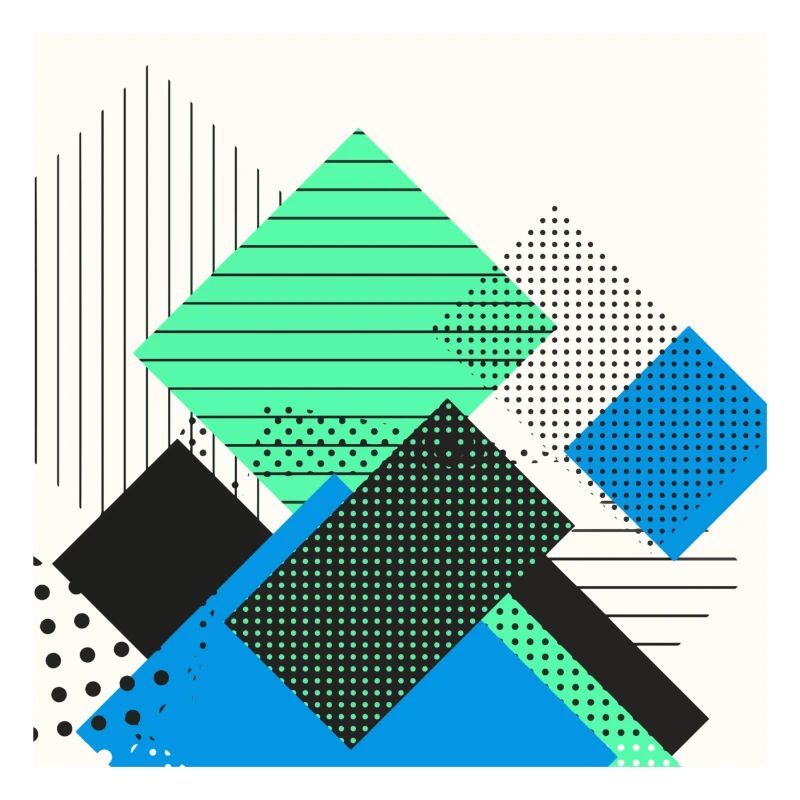 Rettangoli astratti pastello