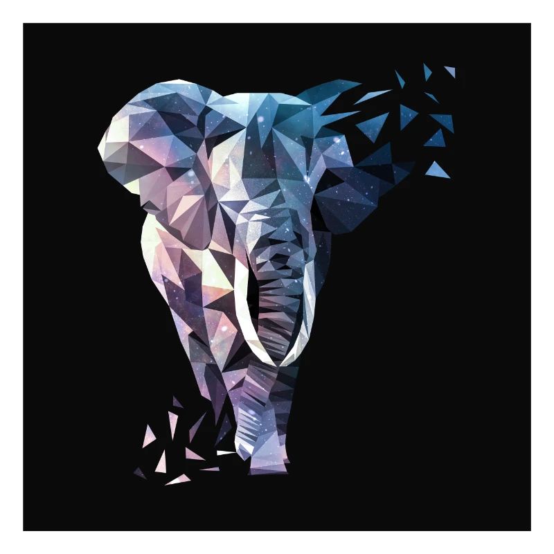 Conception de triangle d'éléphant