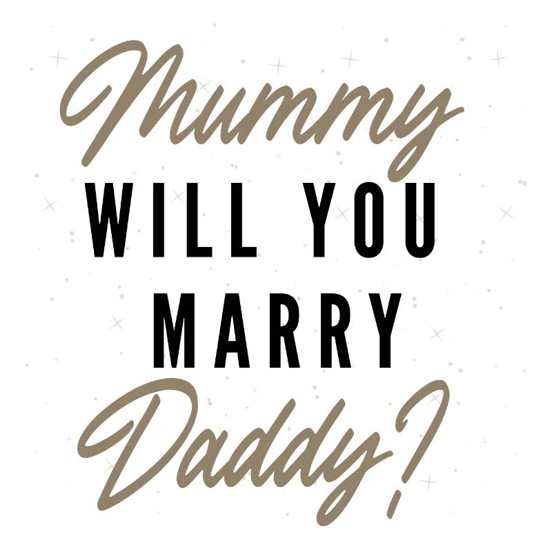 Mummy wants you marry daddy