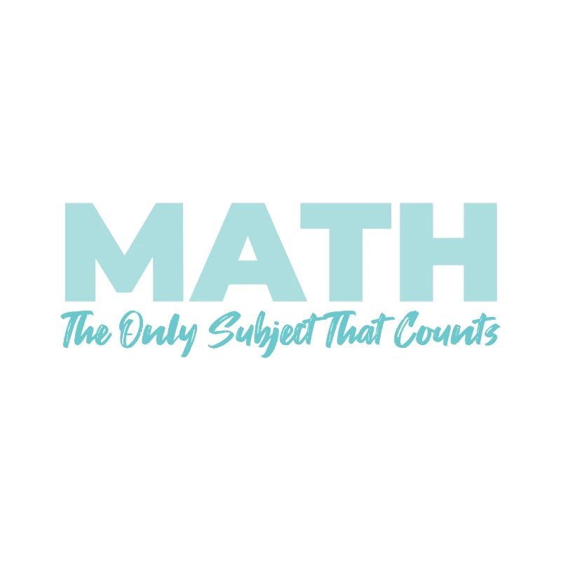 Math The Only Subject That Counts gift idea