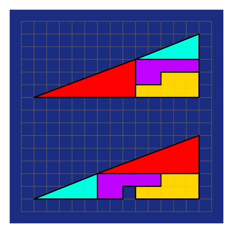 Triangles with missing square - hgr1