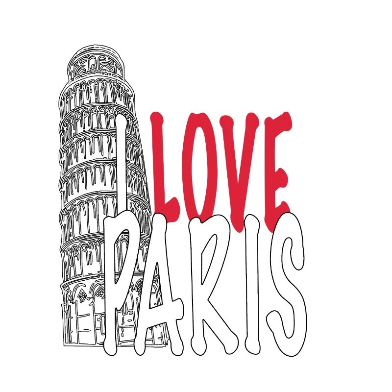"LOVE PARIS" "Pisa Tower"