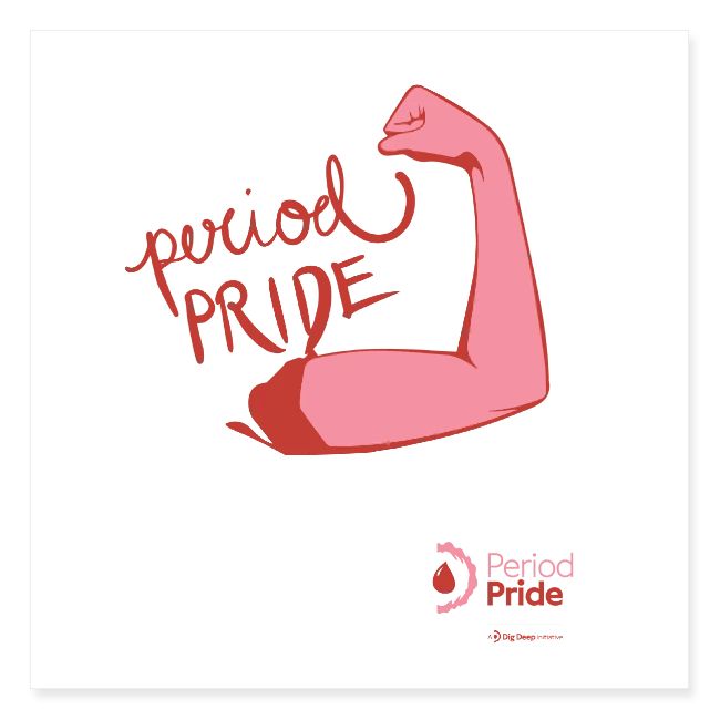 Square Period Pride Poster
