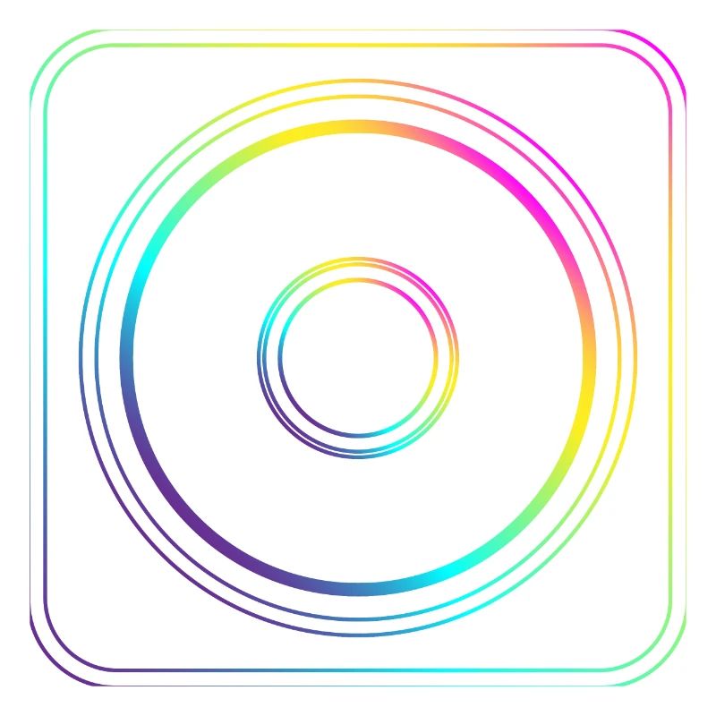 Colored Gradient Square