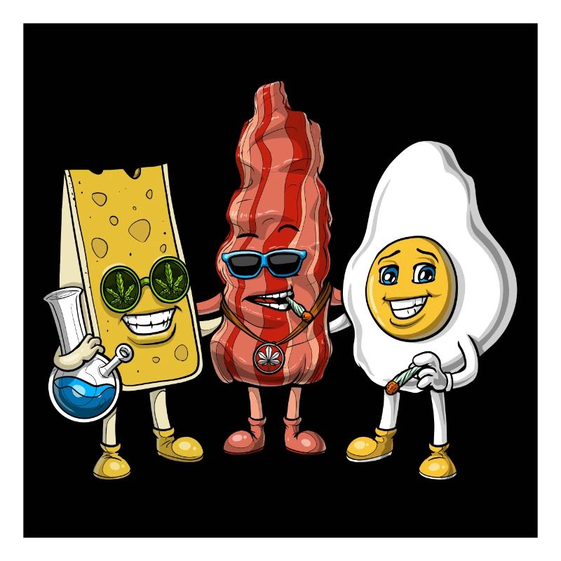 Bacon Egg Cheese Hippie Stoners