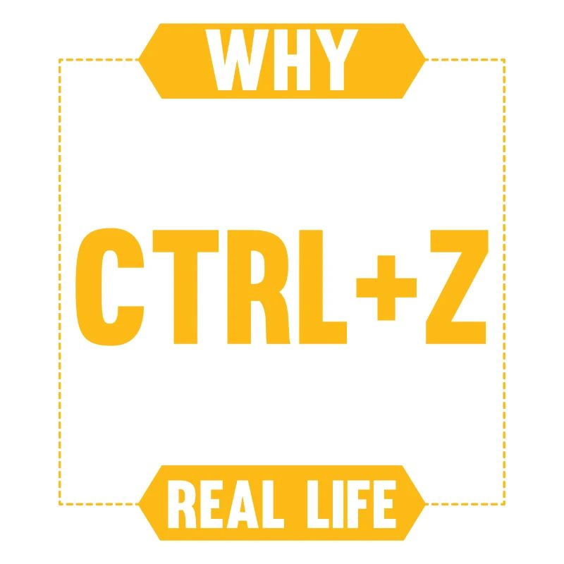 cadeau programmeur pc CTRL Z computer