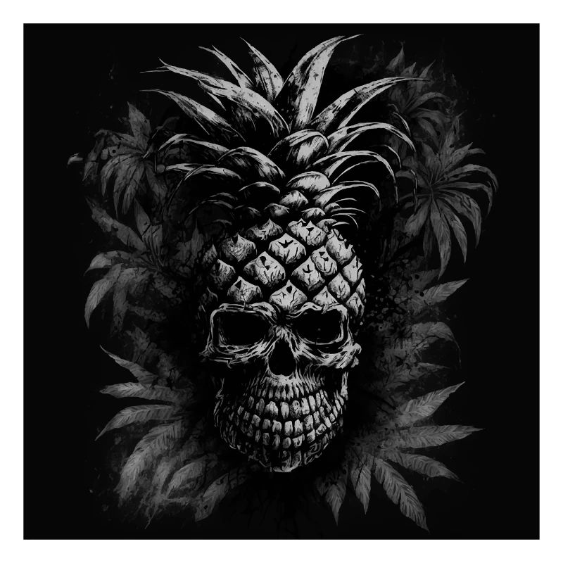 Fruit d’ananas effrayant