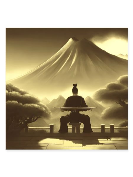 Samurai und Vulkan
