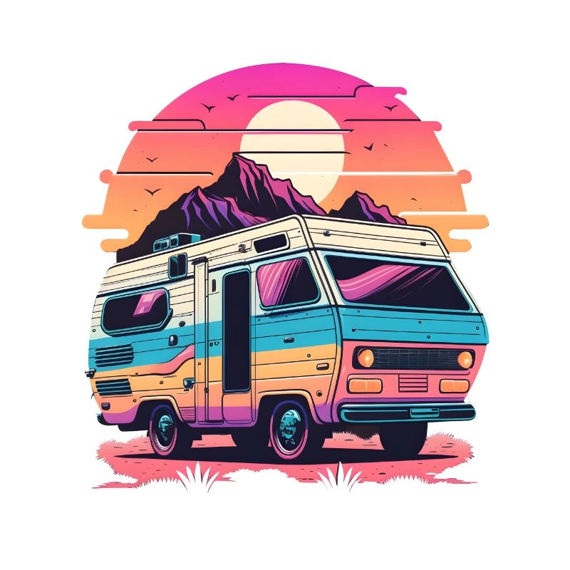 Synthwave Camper