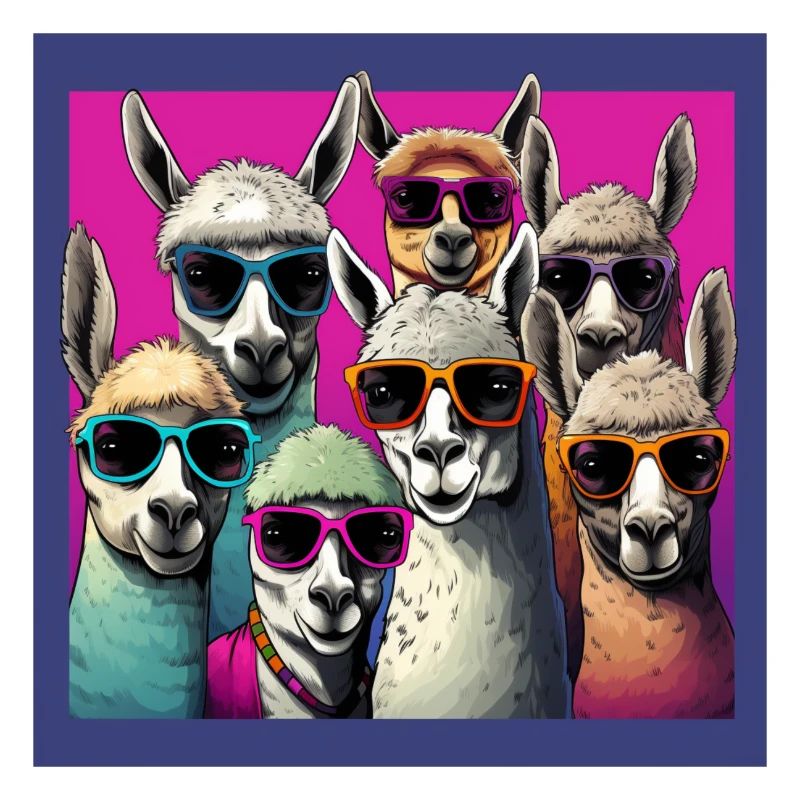 Llama Stylisch