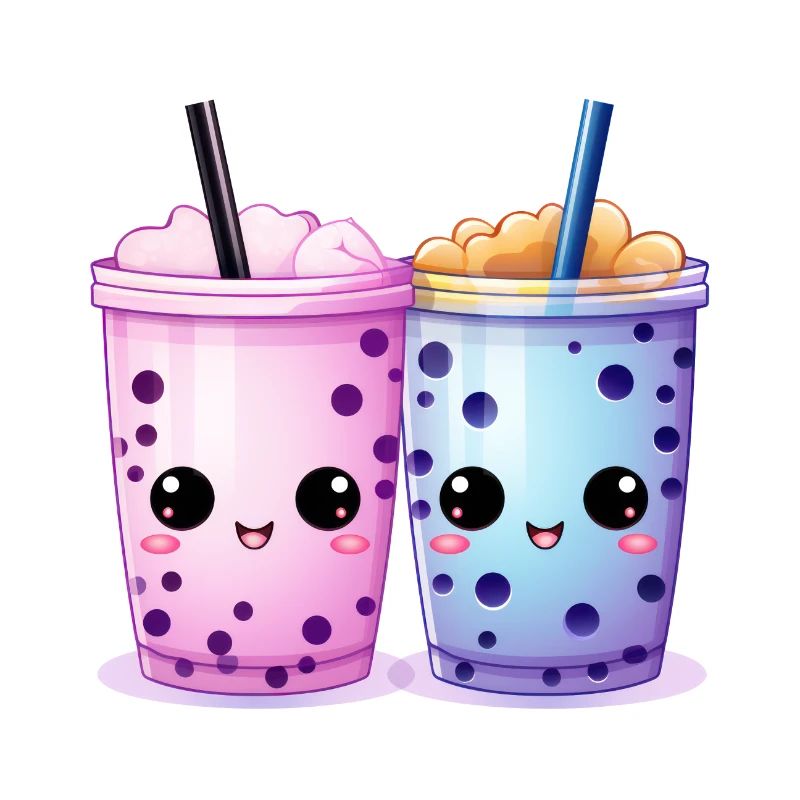 kawaii bubble tea boba tea