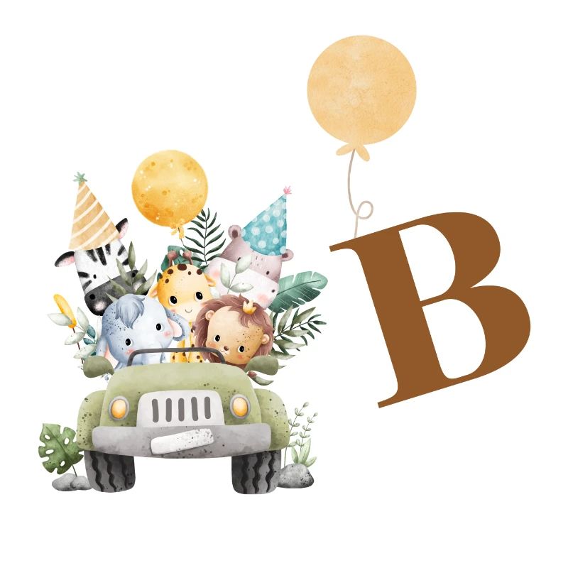 Lettera B Safari