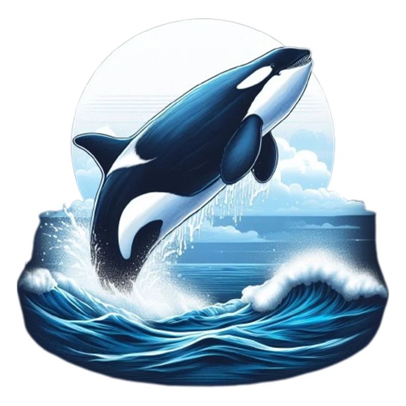 Blauer Orca