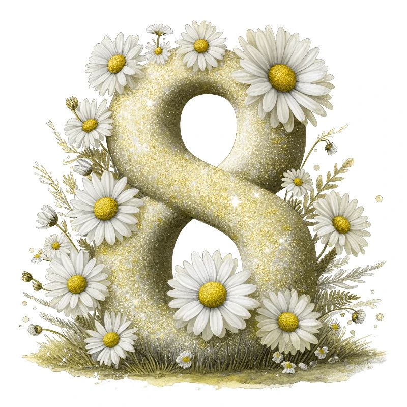 Nr. 8 eit digitale Hintergrundnummer Vektorzeichen Tal