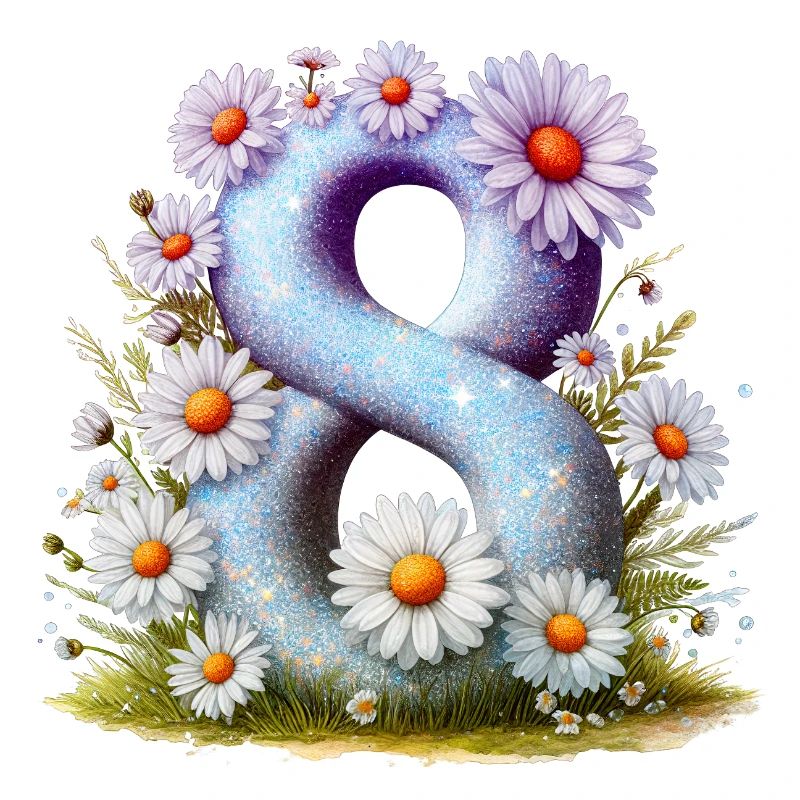 No. 8 eit digital background number vector sign tal