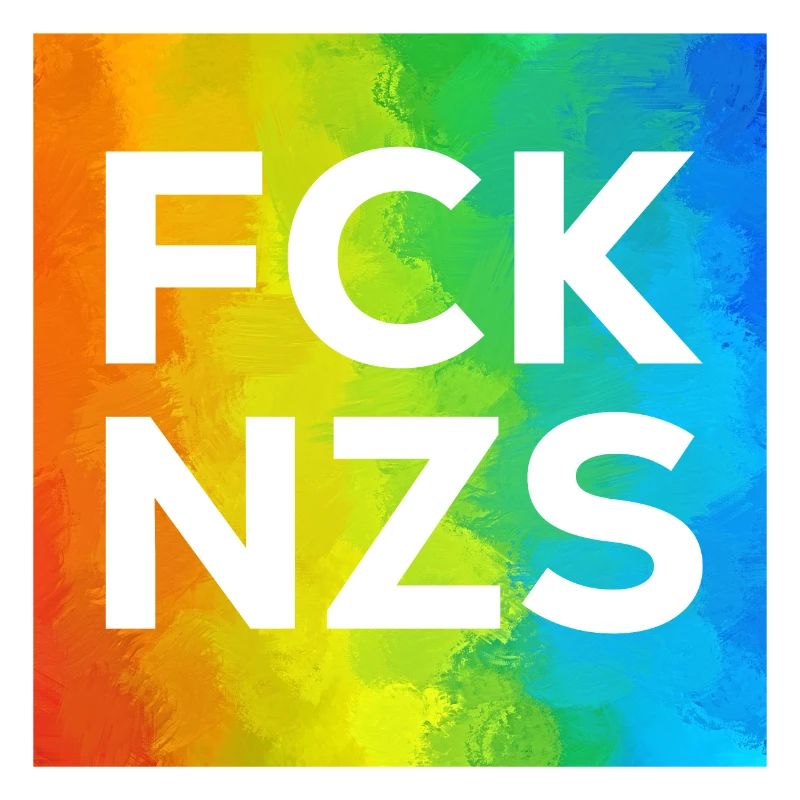 Fck NZS Cutout Regenbogen