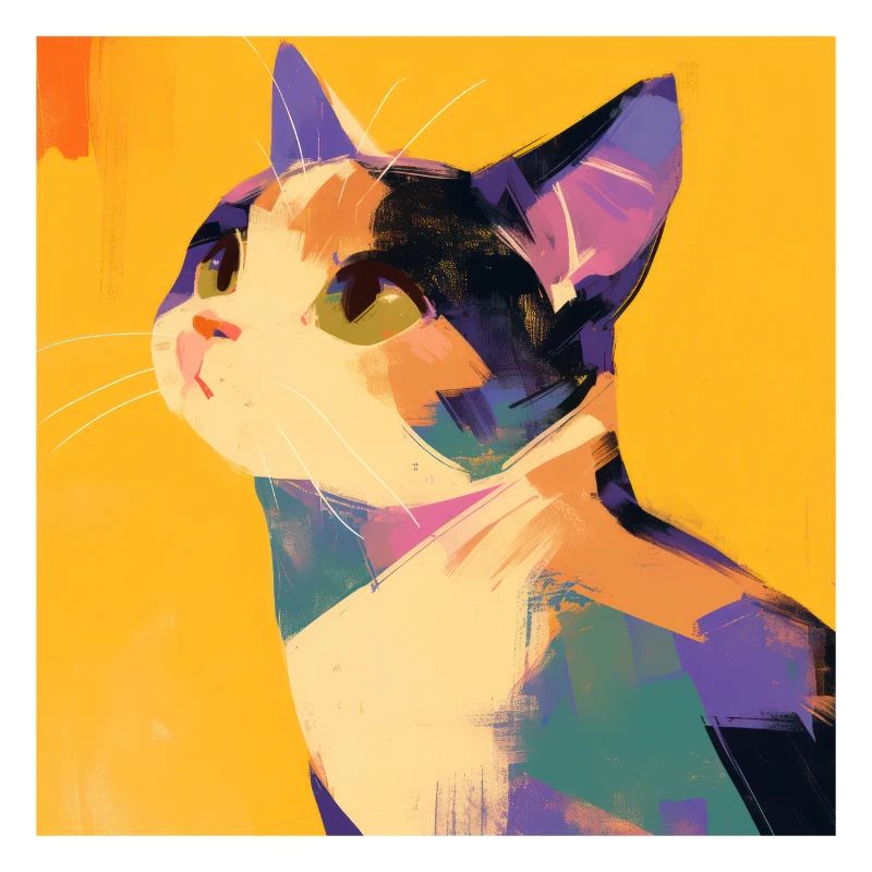 Chat, Motif De Chat
